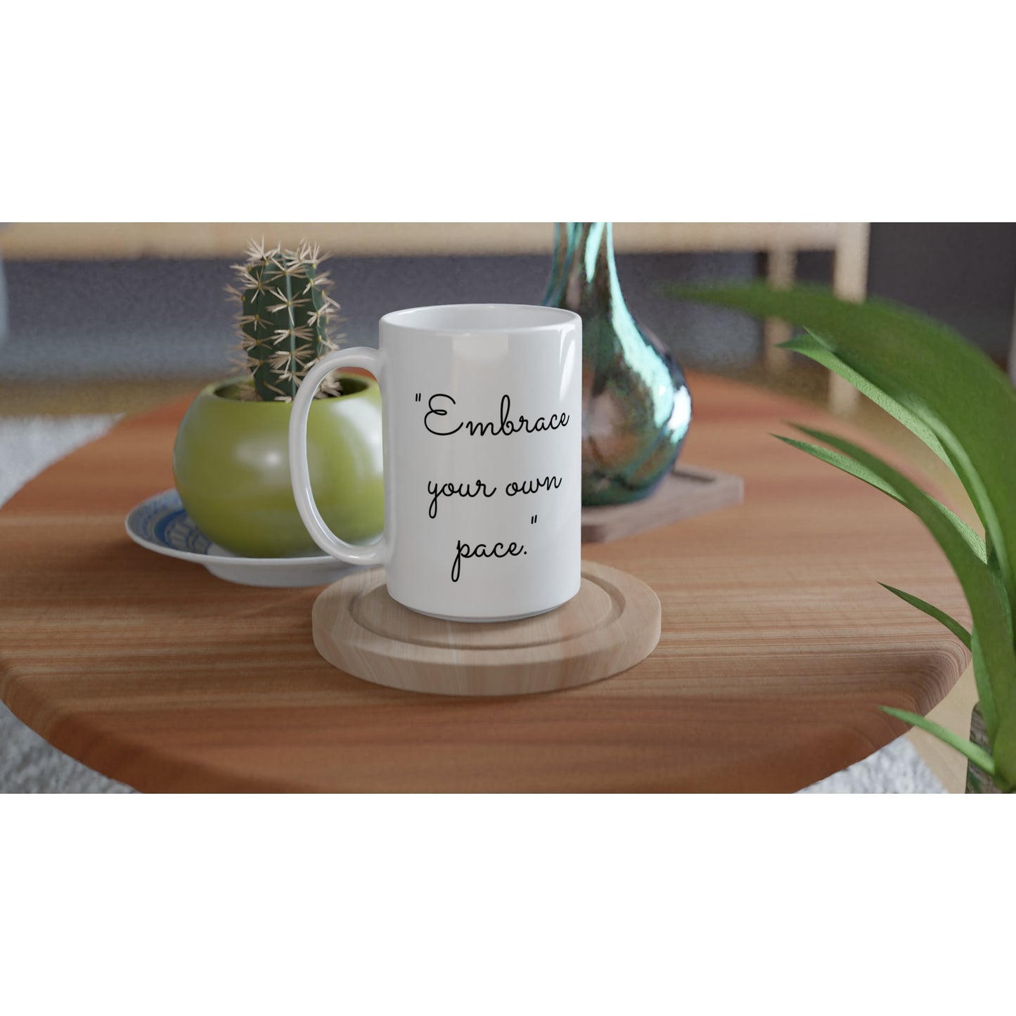 Personalized Desert Tortoise Mug White 15oz Ceramic Mug