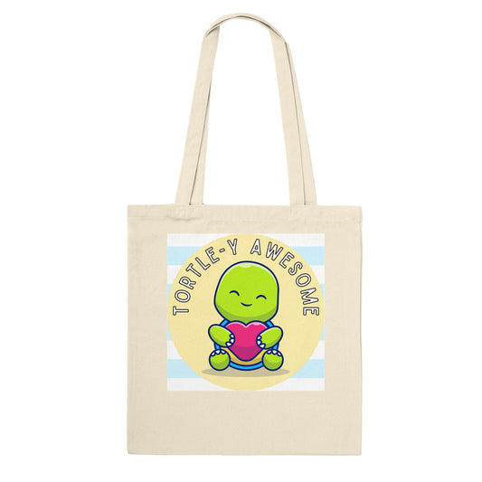 Tortle-y Awesome Premium Tote Bag