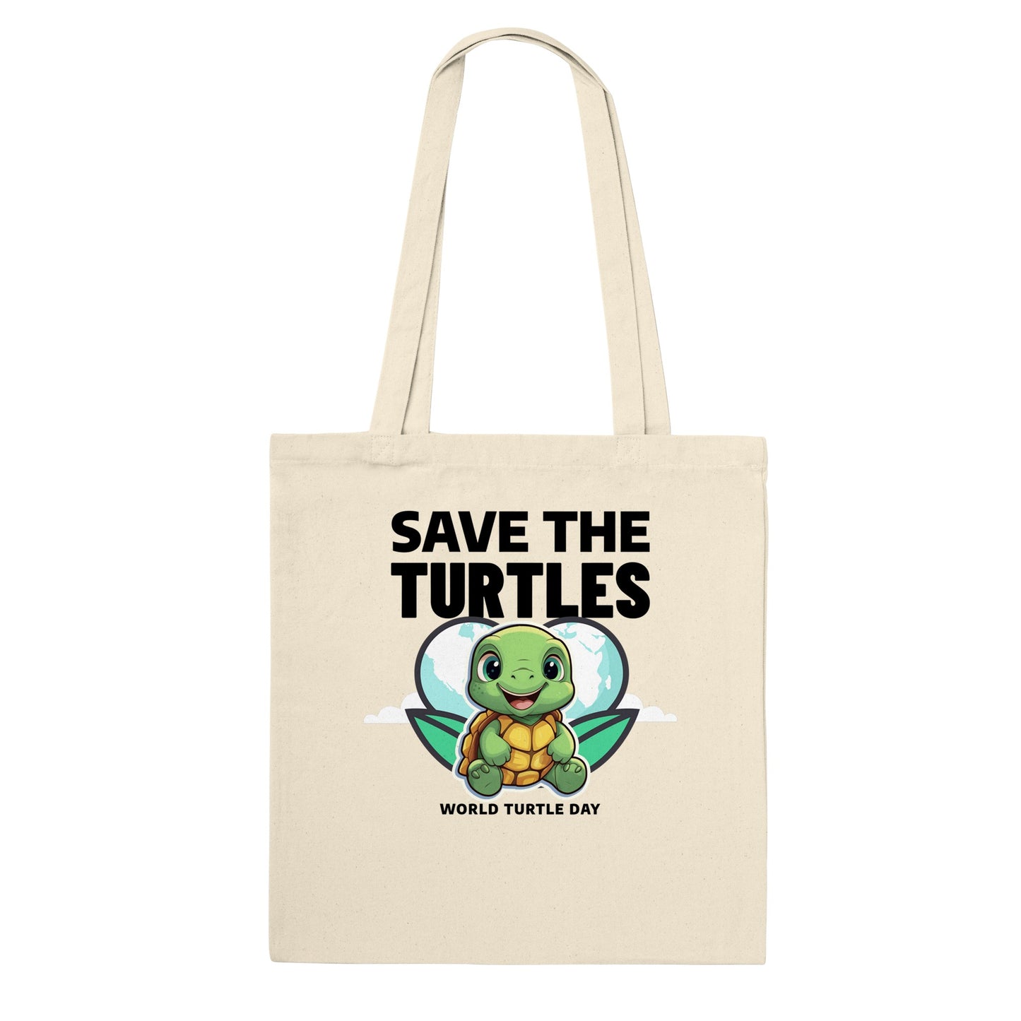 Save the Turtles Premium Tote Bag