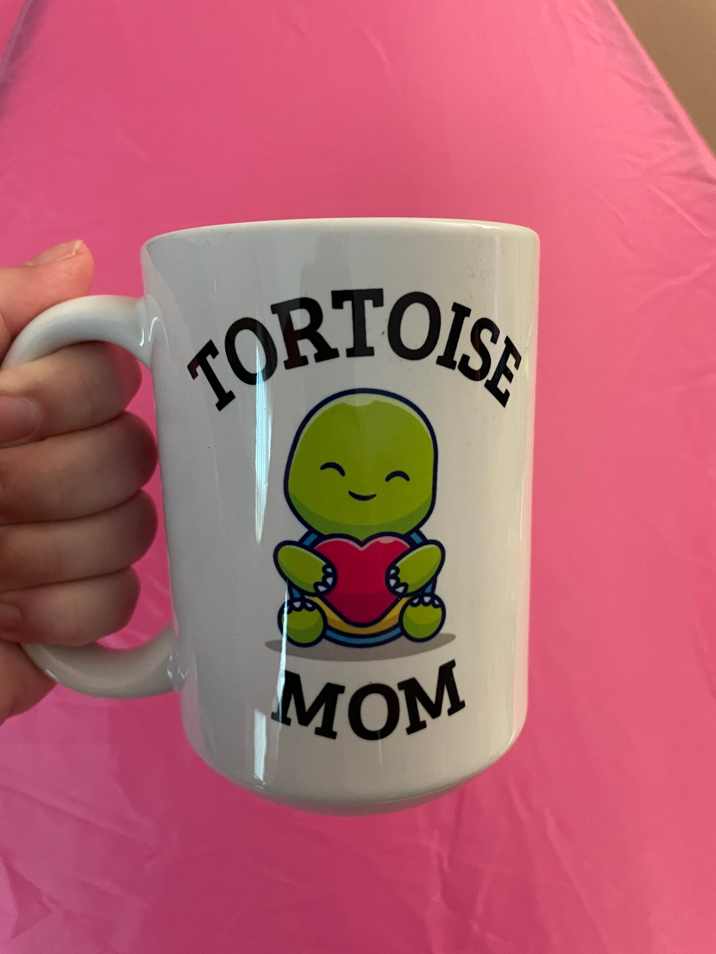 "Tortoise Mom" Ceramic Mug - The Perfect Gift for Any Tortoise Mom