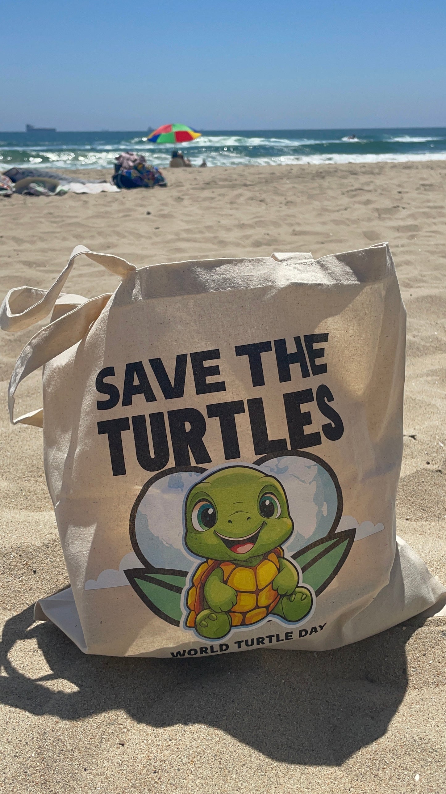 Save the Turtles Premium Tote Bag