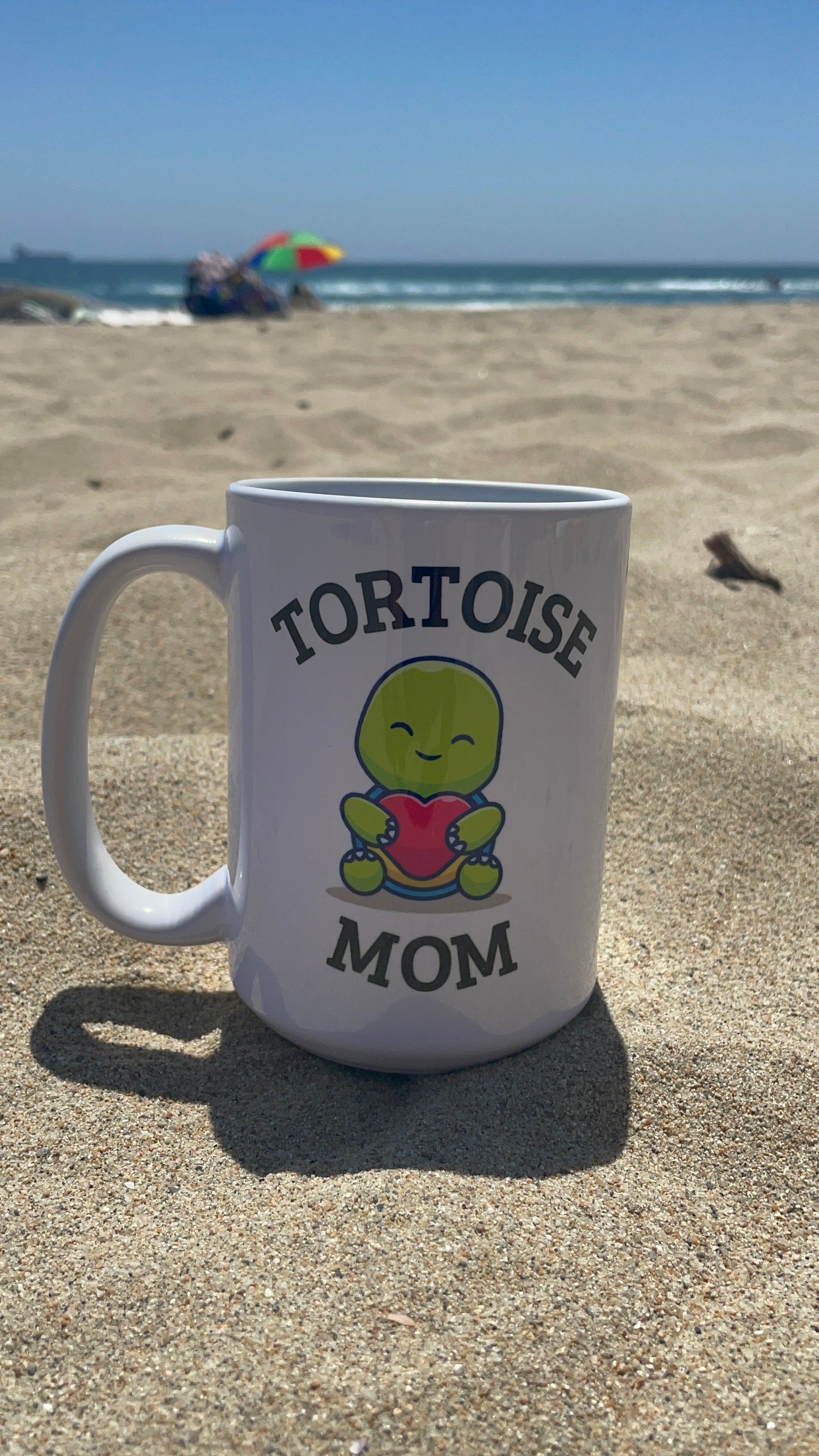 "Tortoise Mom" Ceramic Mug - The Perfect Gift for Any Tortoise Mom