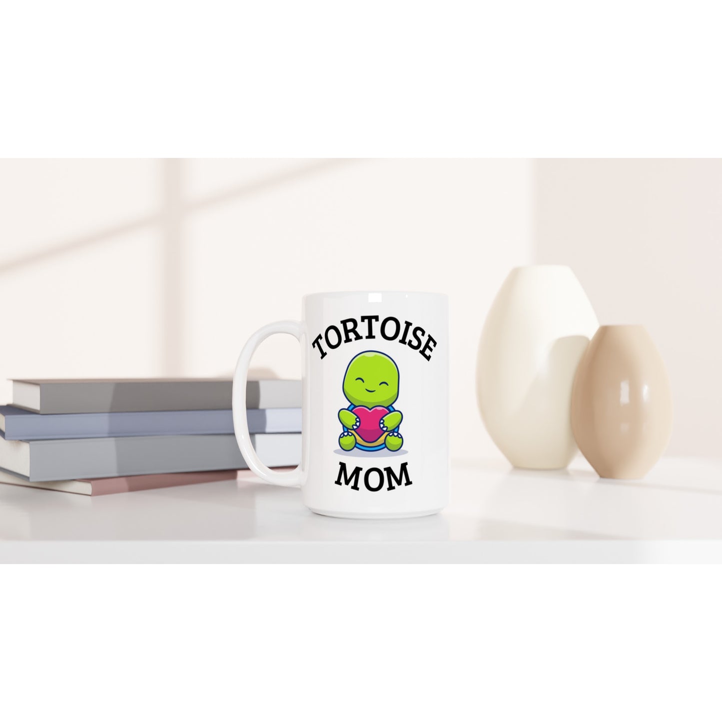 "Tortoise Mom" Ceramic Mug - The Perfect Gift for Any Tortoise Mom